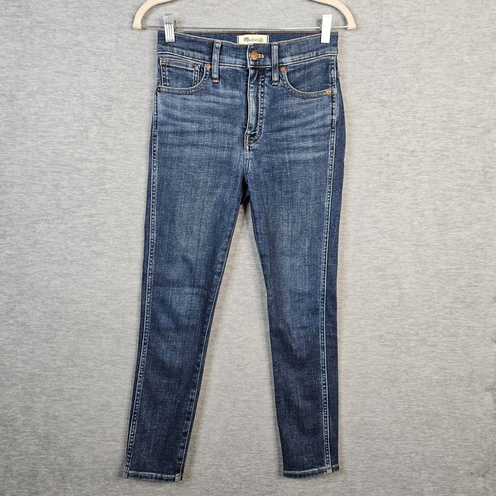 Madewell 10" High Rise Skinny Blue Five Pockets Casual Jeans Size 25P